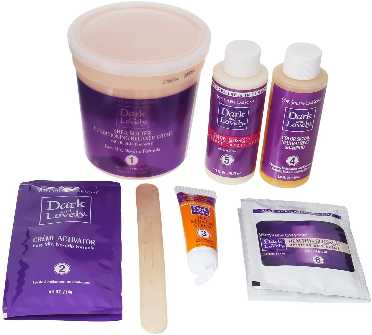 Dark & Lovely Triple Nourished Silkening No-Lye Relaxer - Super