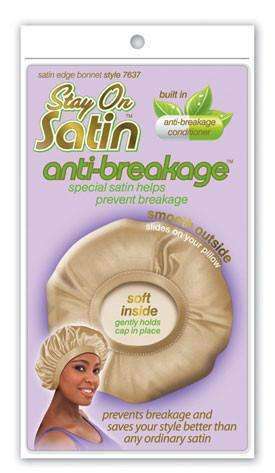 Stay On Satin Satin Edge Bonnet - Style 7637 Assorted - Beautiful Black Hair