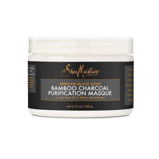 Shea Moisture African Black Soap Bamboo Charcoal Purification Masque - Beautiful Black Hair
