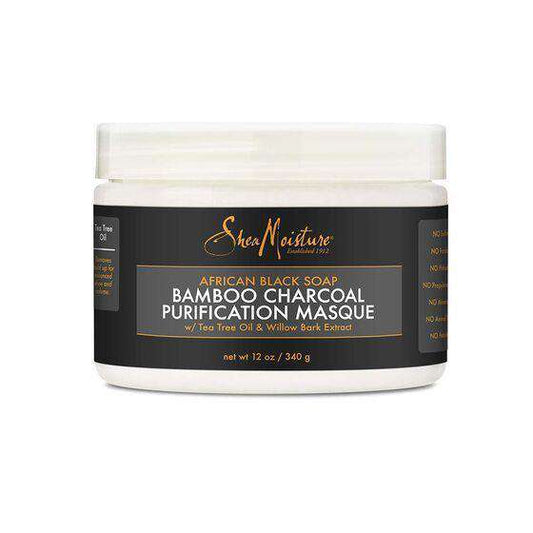 Shea Moisture African Black Soap Bamboo Charcoal Purification Masque - Beautiful Black Hair