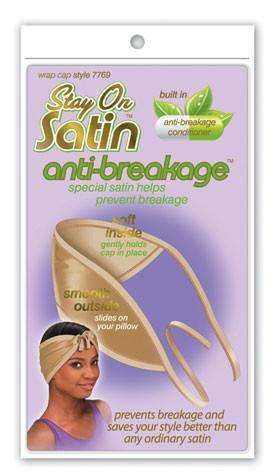 Stay On Satin Wrap Cap - Style 7769 Assorted - Beautiful Black Hair