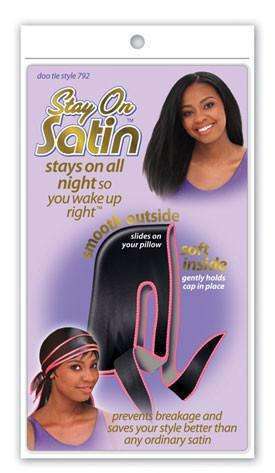 Stay On Satin Doo Tie - Style 792 - Beautiful Black Hair