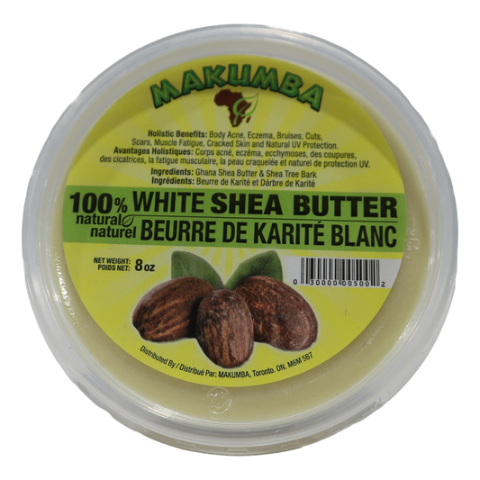 Makumba 100% White Shea Butter 16oz - Beautiful Black Hair