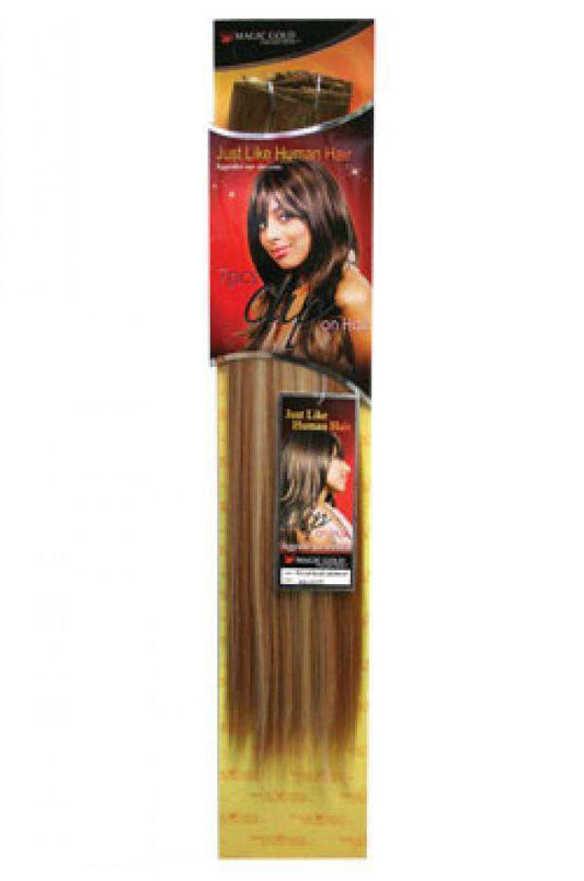 Magic Gold ''Just Like Human Hair" 20"22" Hair Extensions 7pcs - Beautiful Black Hair