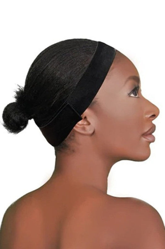 Touch Down Adjustable Buckle Wig Band - Black