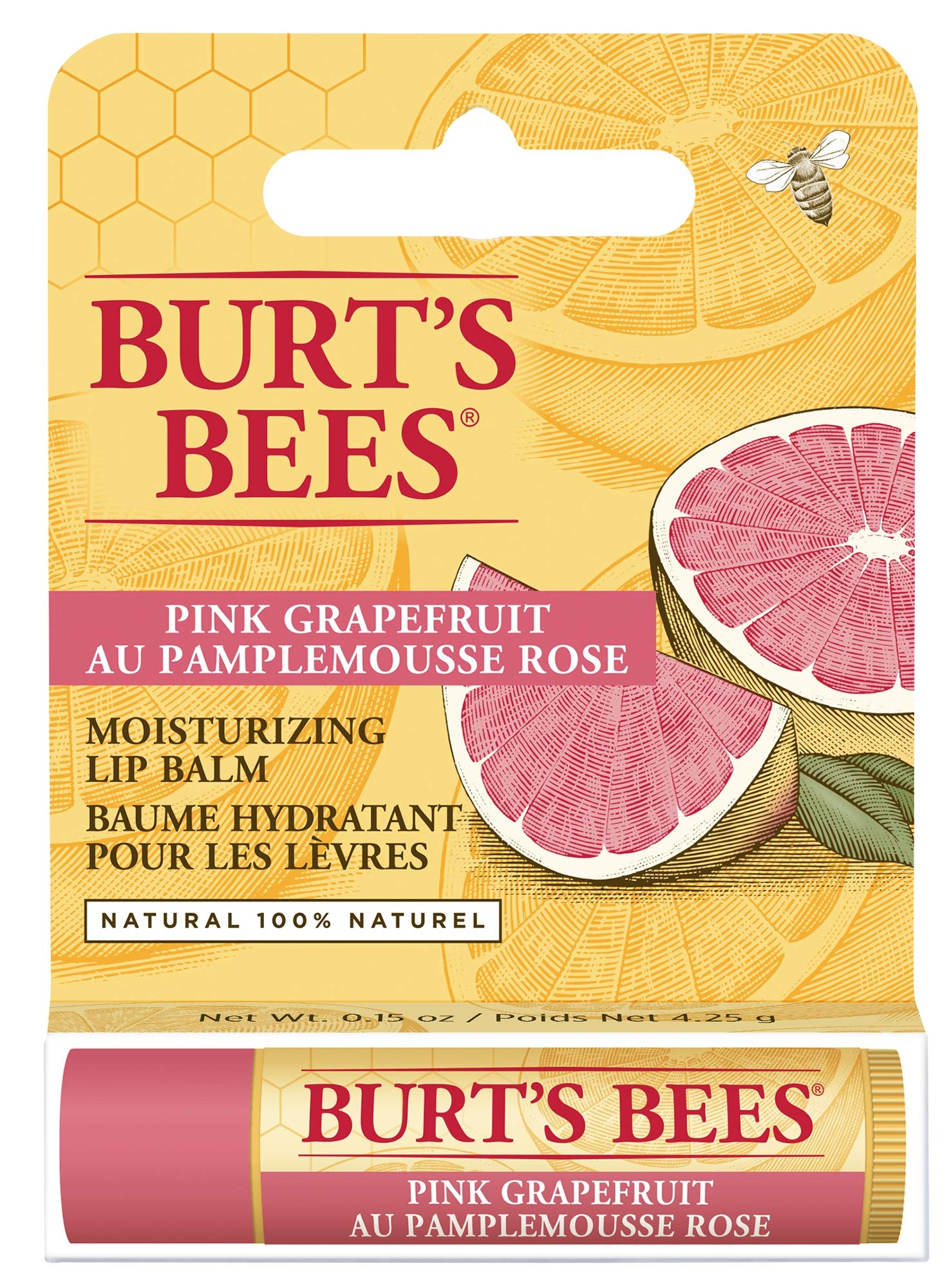 Burt's Bees Pink Grapefruit Lip Balm