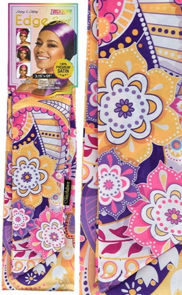 Touch Down Edge Scarf - Pink Banana