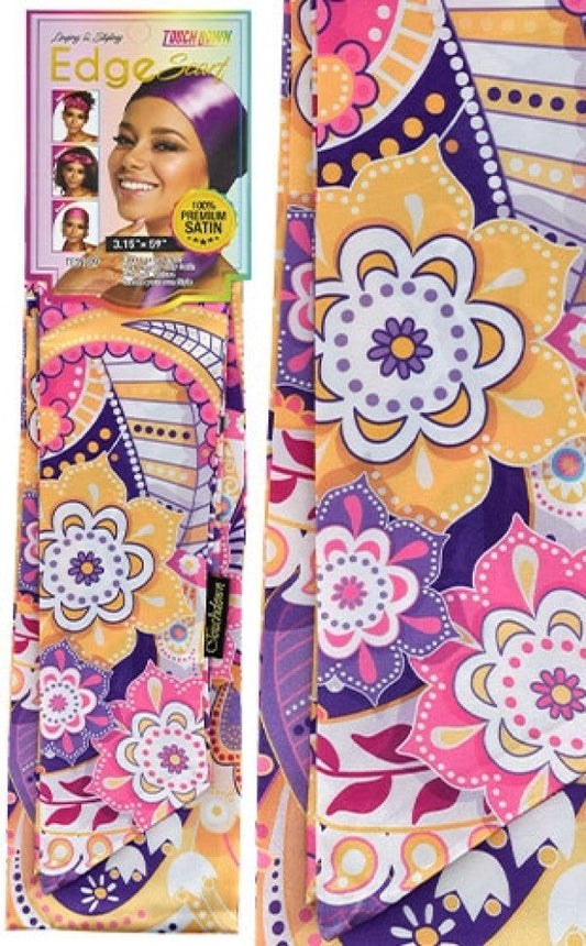 Touch Down Edge Scarf - Pink Banana