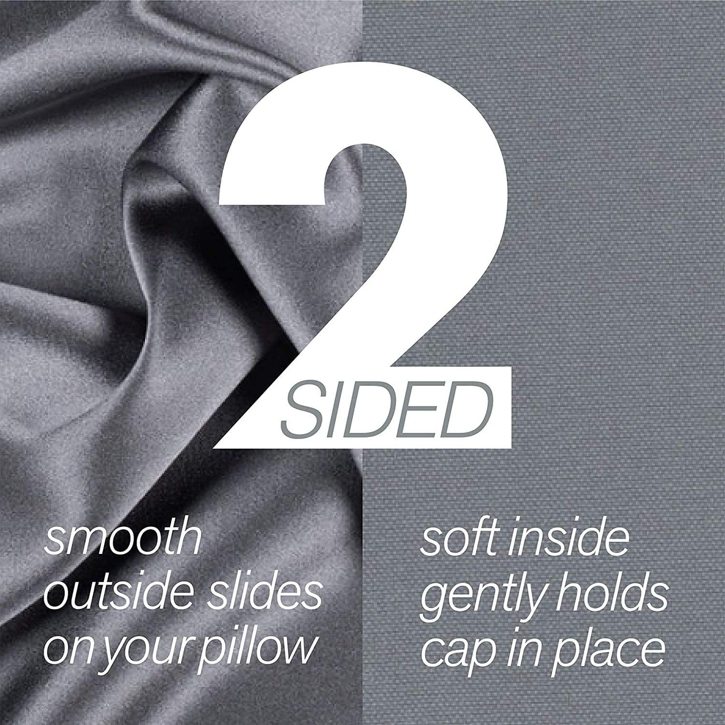 Stay On Satin Smooth Edge Bonnet - Style 600 Black