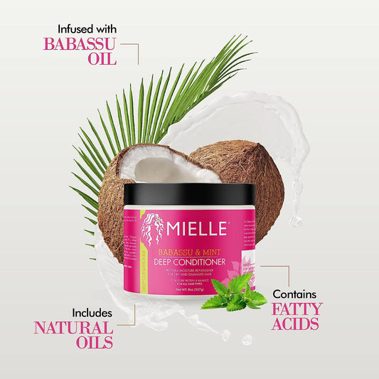 Mielle Babassu Oil & Mint Deep Conditioner