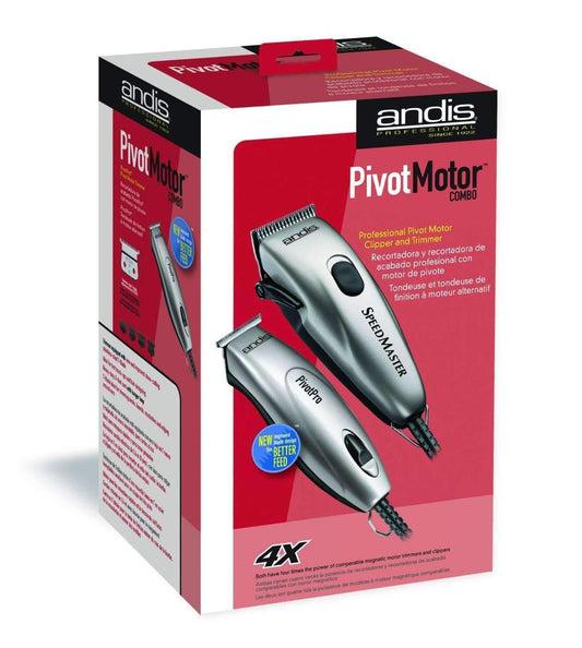 Andis Pivot Clipper Trimmer Combo - Beautiful Black Hair