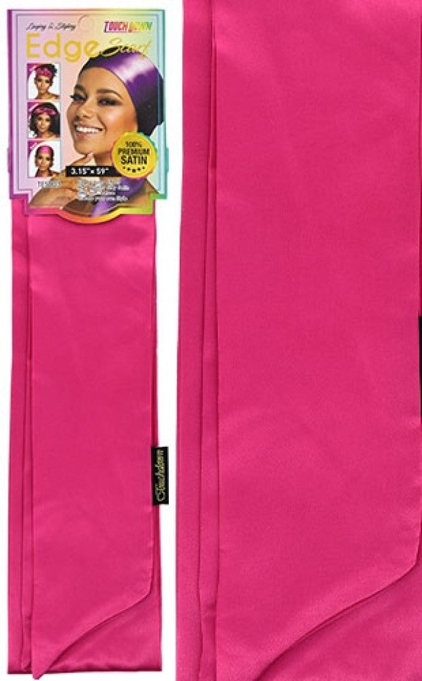 Touch Down Edge Scarf - Plain Hot Pink