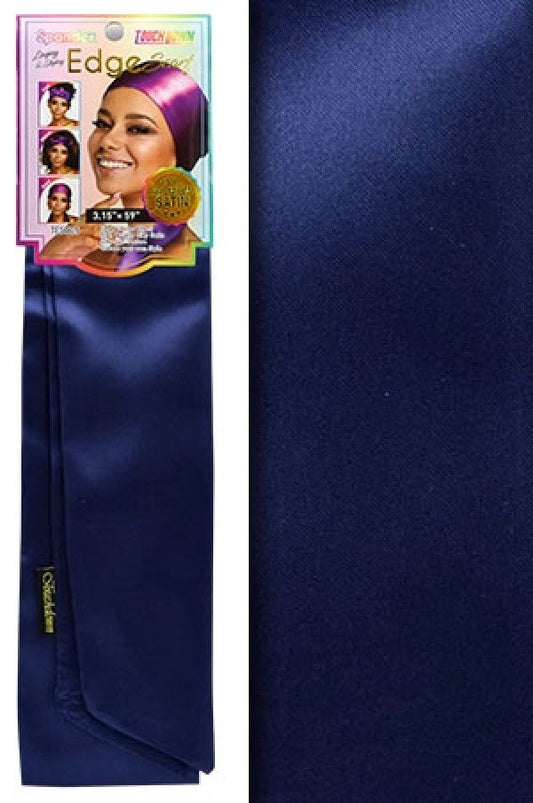 Touch Down Edge Scarf - Navy