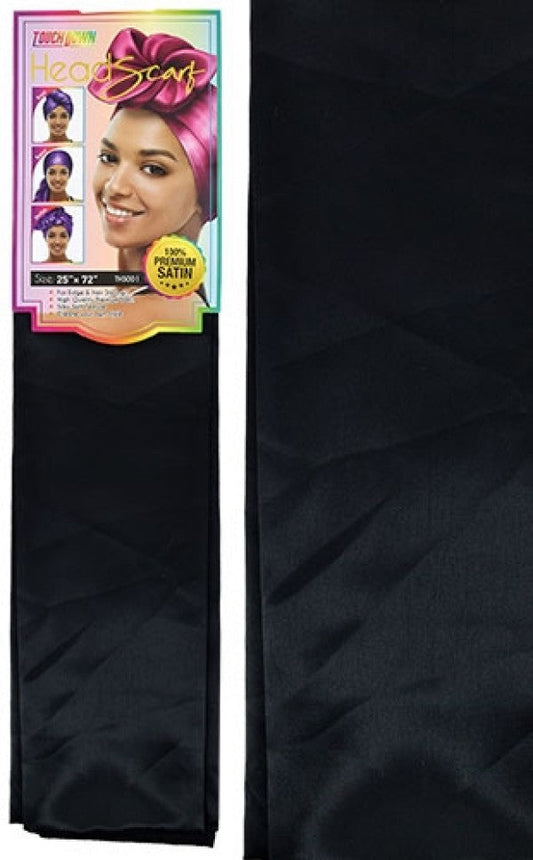 Touch Down Head Scarf - Black