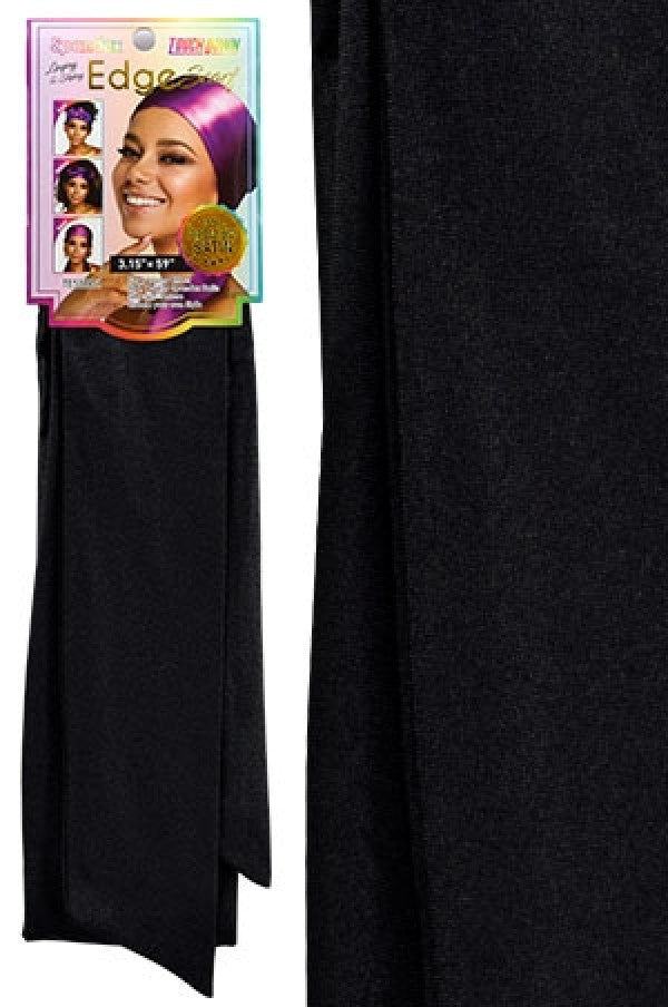 Touch Down Spandex Edge Scarf - Black - Dollar Deals