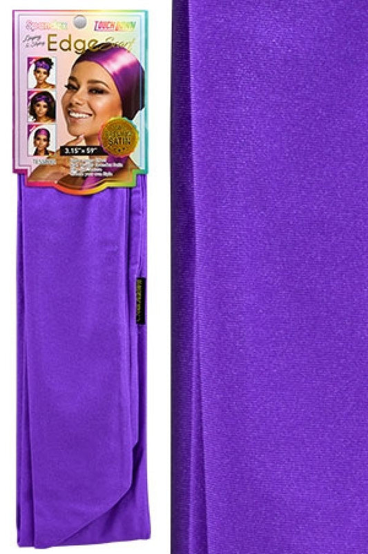 Touch Down Spandex Edge Scarf - Purple