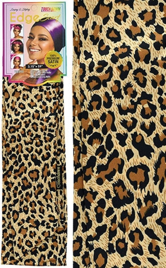 Touch Down Edge Scarf - Leopard