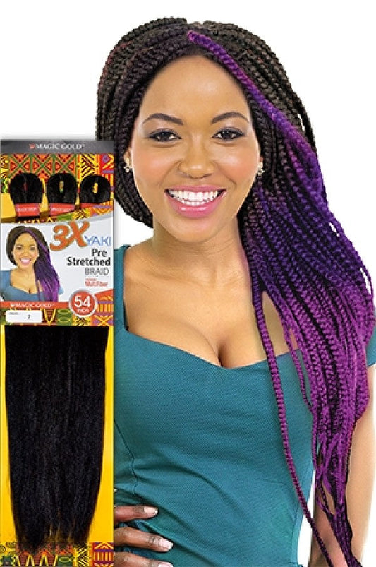 Magic Gold 3X Yaki Pre-Stretched Braid 54"