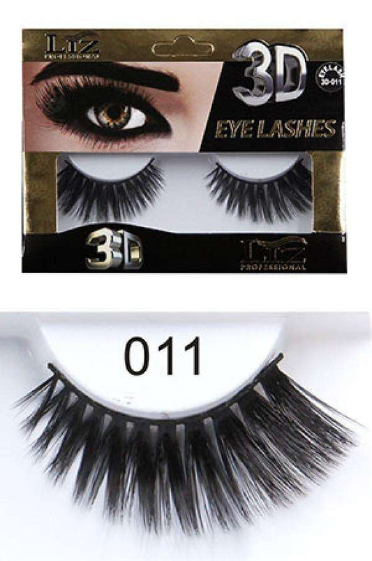 Liz Professional 3D Eye Lashes #011 - Beautiful Black Hair