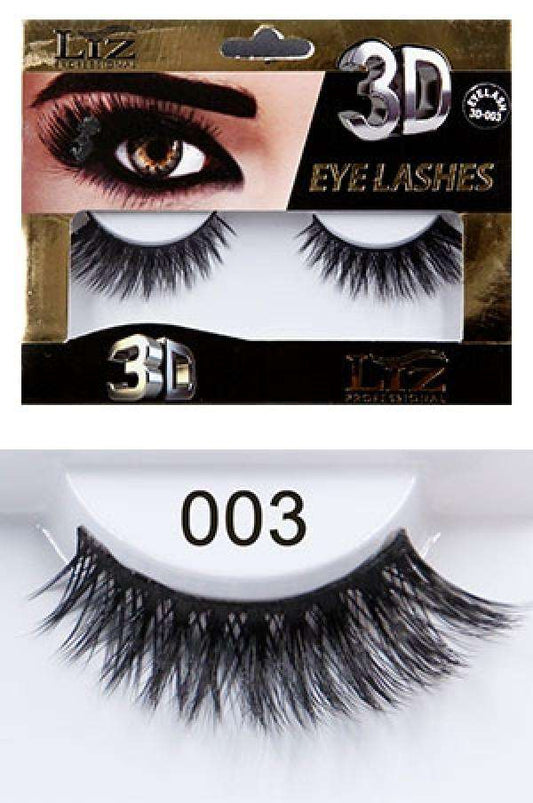 Liz Professional 3D Eye Lashes #003 - Beautiful Black Hair