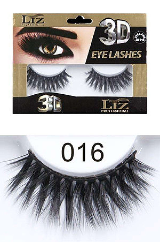 Liz Professional 3D Eye Lashes #016 - Beautiful Black Hair