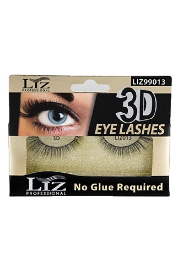 Liz Professional 3D No Glue Required Eye Lashes #013