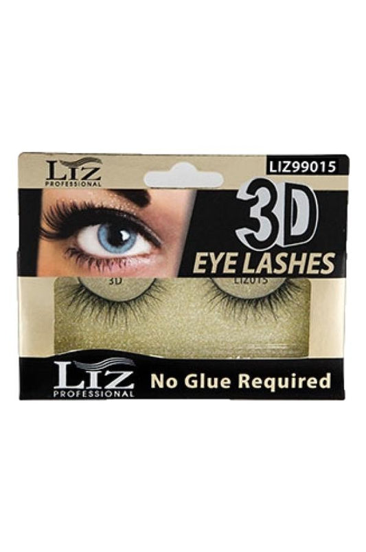 Liz Professional 3D No Glue Required Eye Lashes #015