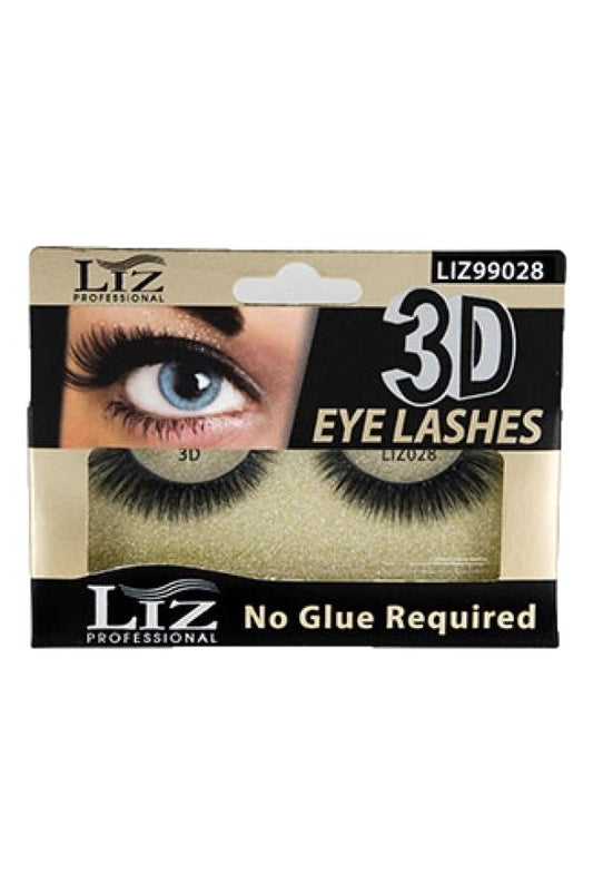Liz Professional 3D No Glue Required Eye Lashes #028