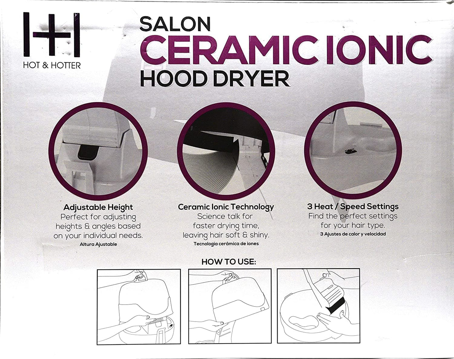 Hot & Hotter Hood Hair Dryer #5916
