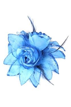 Kim & C 12pk Flower Hair Decoration - Assorted Tie & Pin #AS90024