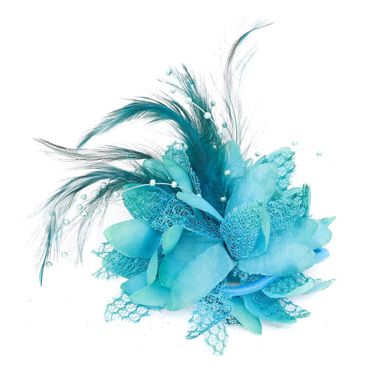 Kim & C 12pk Flower Hair Decoration - Assorted Tie & Pin #AS90026