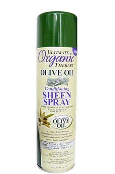 Africa's Best Ultimate Organics Olive Oil Luminous Conditioning Oil Sheen 8oz - Beautiful Black Hair