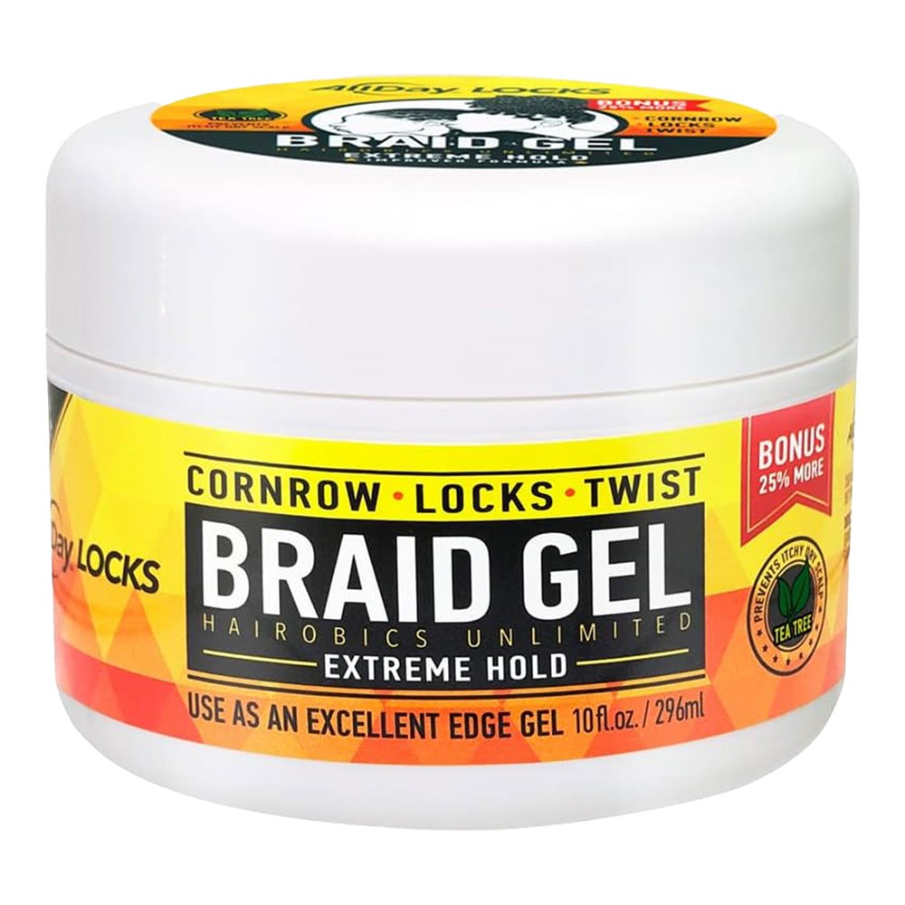 AllDay Lock Braid Gel - Extreme Hold 10oz