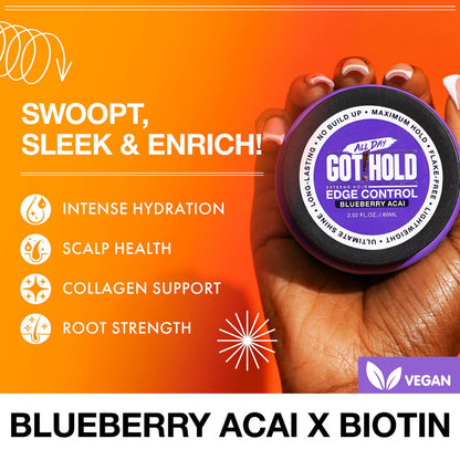 All Day Got Hold! Edge Control - Blueberry Acai