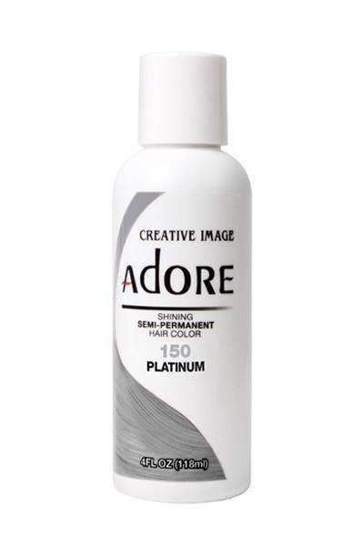 Adore Semi-Permanent Hair Color - 150 Platinum - Beautiful Black Hair