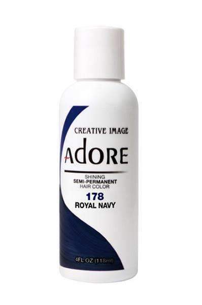Adore Semi-Permanent Hair Color - 178 Royal Navy - Beautiful Black Hair