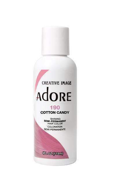 Adore Semi-Permanent Hair Color - 190 Cotton Candy - Beautiful Black Hair
