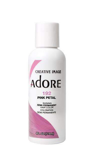 Adore Semi-Permanent Hair Color - 192 Pink Petal - Beautiful Black Hair