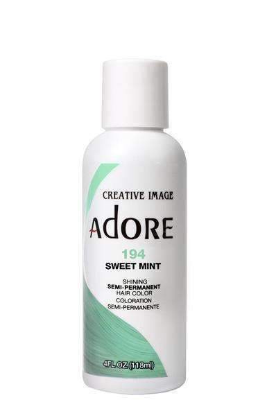 Adore Semi-Permanent Hair Color - 194 Sweet Mint - Beautiful Black Hair