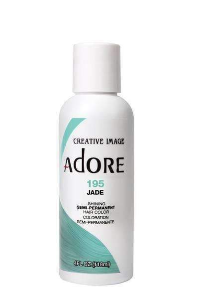 Adore Semi-Permanent Hair Color - 195 Jade - Beautiful Black Hair