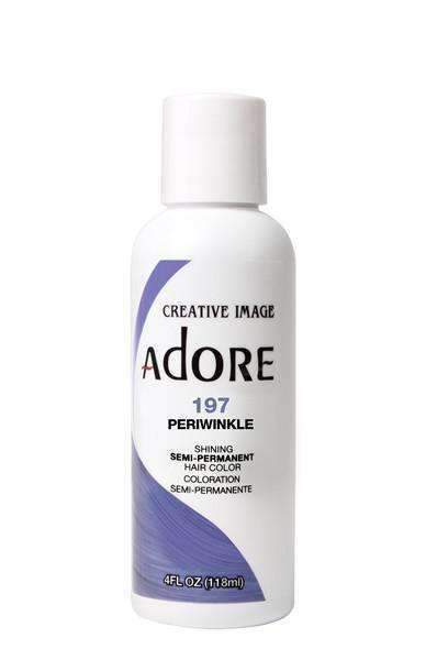 Adore Semi-Permanent Hair Color - 197 Periwinkle - Beautiful Black Hair