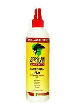 African Essence Braid Sheen Spray 12oz - Beautiful Black Hair