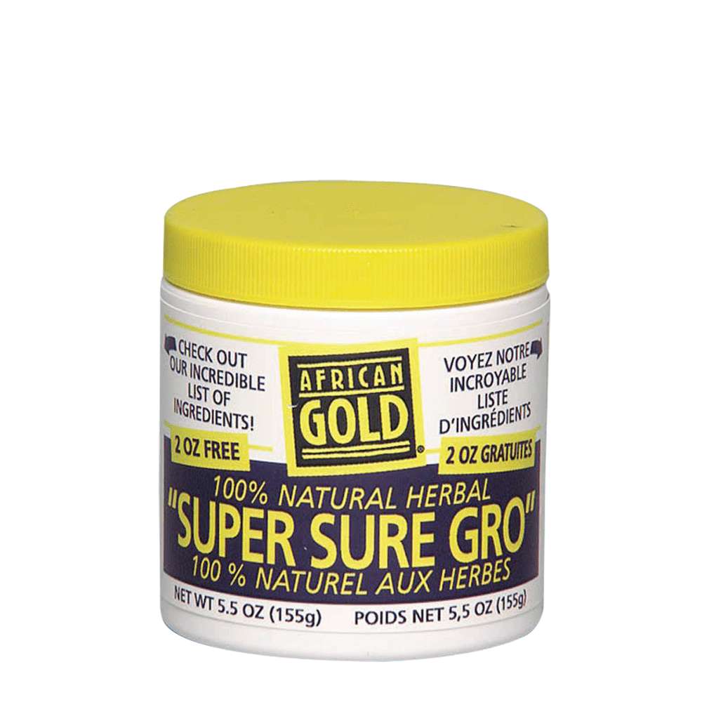African Gold Super Sure Gro - Beautiful Black Hair