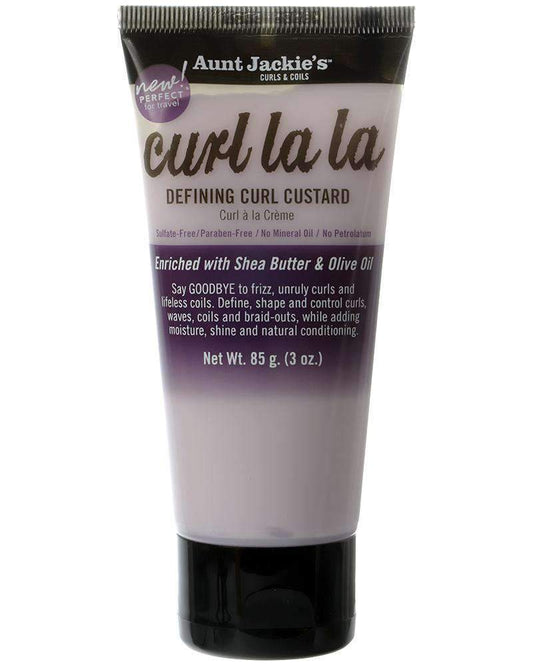 Aunt Jackie's Curls & Coils "Curl La La" Defining Curl Custard 3oz - Beautiful Black Hair