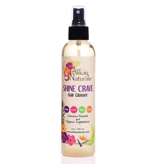 Alikay Naturals Shine Crave Hair Glosser 8oz - Beautiful Black Hair
