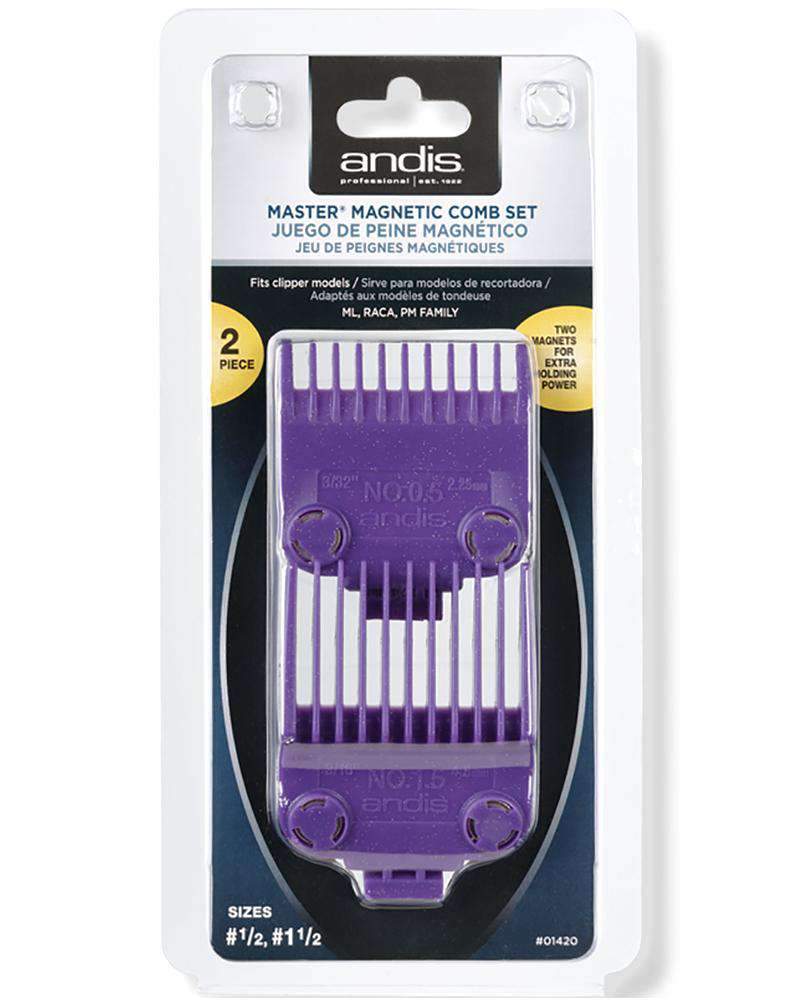 Andis Master Magnetic Comb Set - Beautiful Black Hair