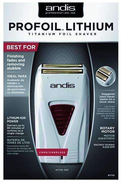 Andis Titanium Foil Head Shaver - Beautiful Black Hair