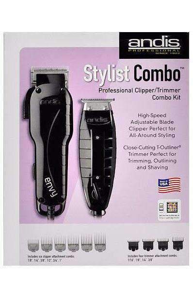Andis Stylist Clipper & Trimmer Combo - Beautiful Black Hair