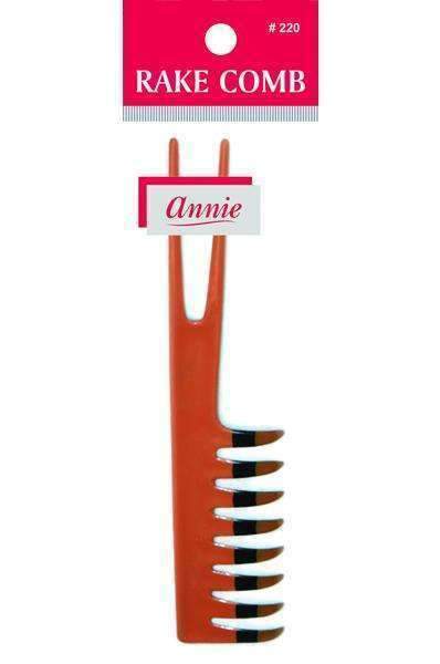 Annie Two Tone Rake Comb - Assorted #220 - Beautiful Black Hair