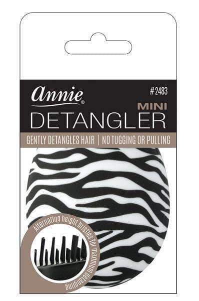 Annie Brush Mini Detangler Zebra #2483 - Beautiful Black Hair